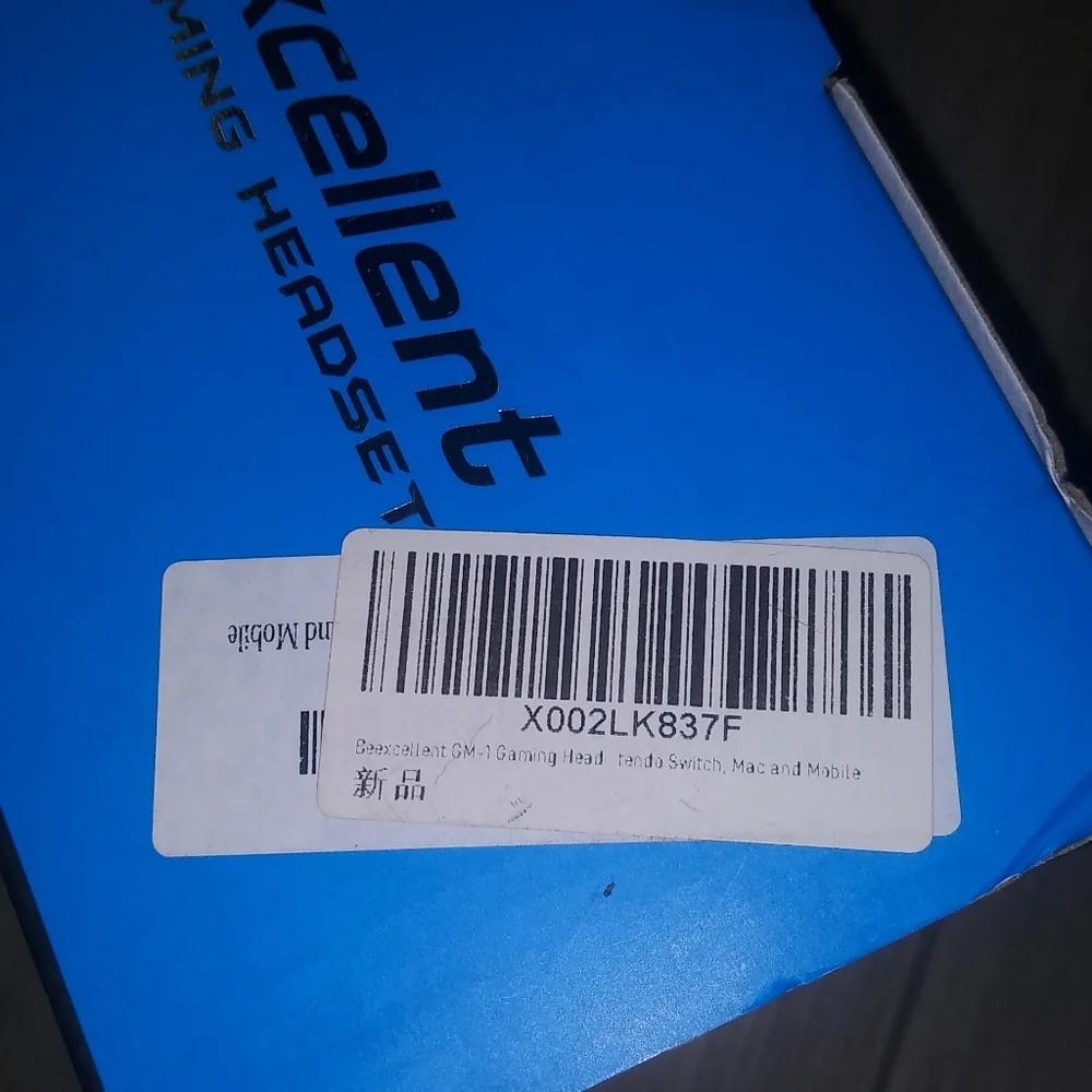 NWT Pro Gaming Headset by Bee xcellent - GM1 - Blue
